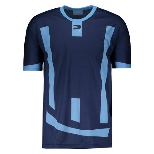 Camisa Placar Estampada Kuala Marinho Azul G
