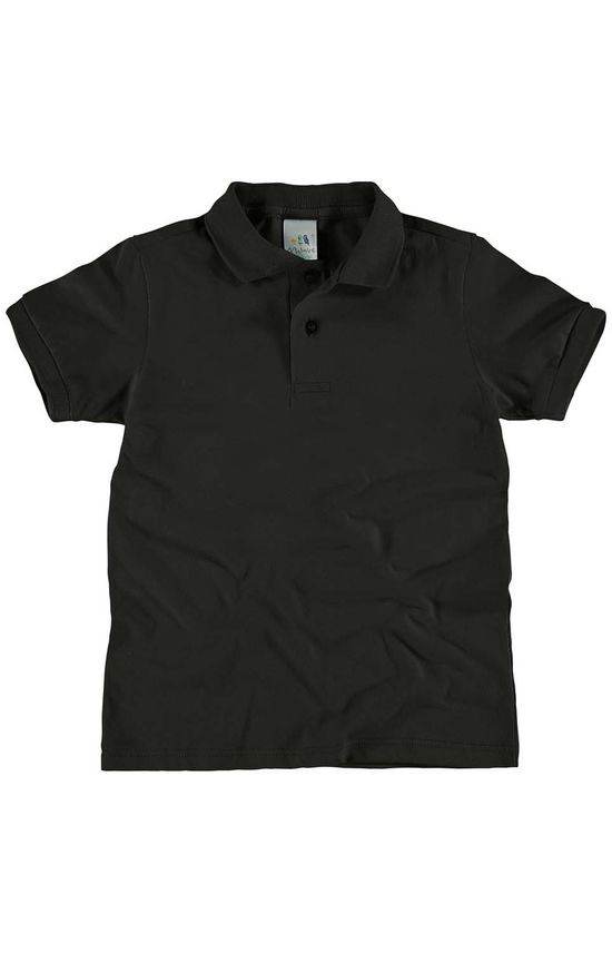 Camisa Polo Básica Preto - 2