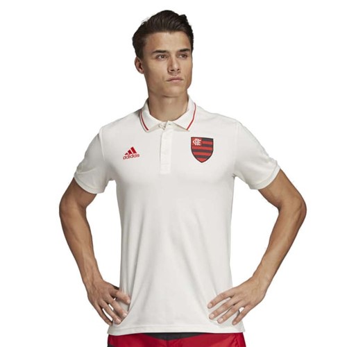 Camisa Polo Flamengo Off White Adidas 2019 M