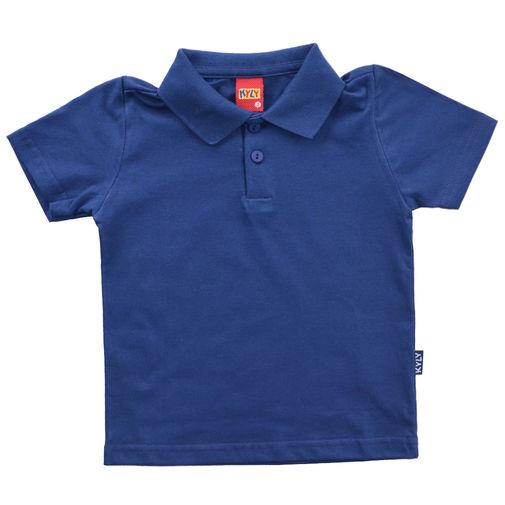 Camisa Polo Infantil - Azul - Kyly 1