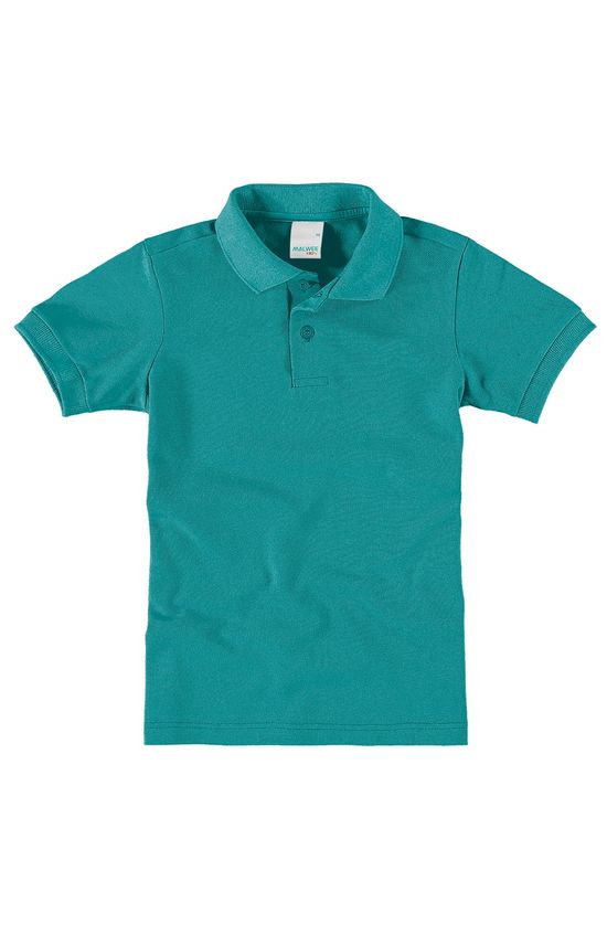 Camisa Polo Infantil Malwee Kids Verde - 14