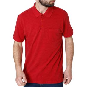 Camisa Polo Manga Curta Masculina Vels Vermelho P