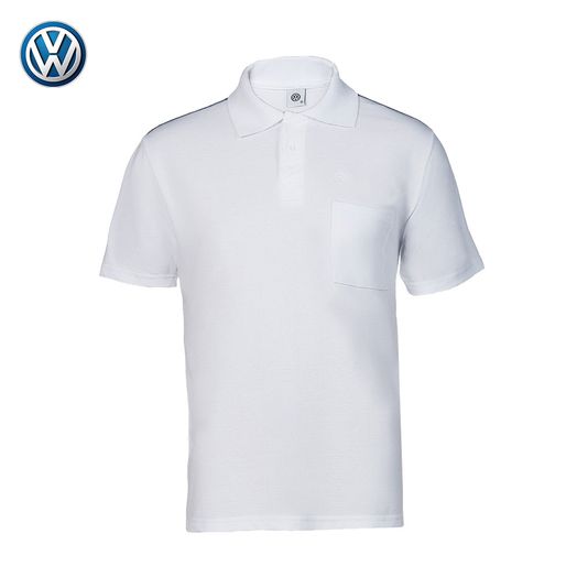 Camisa Polo Masculina Branca Volkswagen - 17.01.0031 Tamanho G