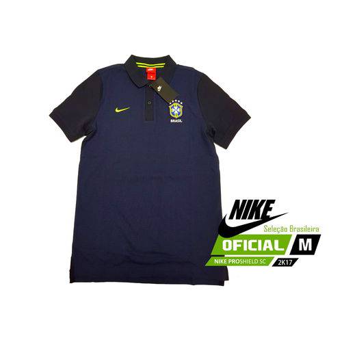 Camisa Polo Nike CBF - Azul Escuro