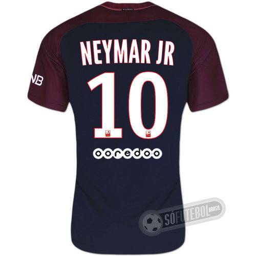 Camisa Psg (Paris Saint Germain) - Modelo I (Neymar Jr #10)