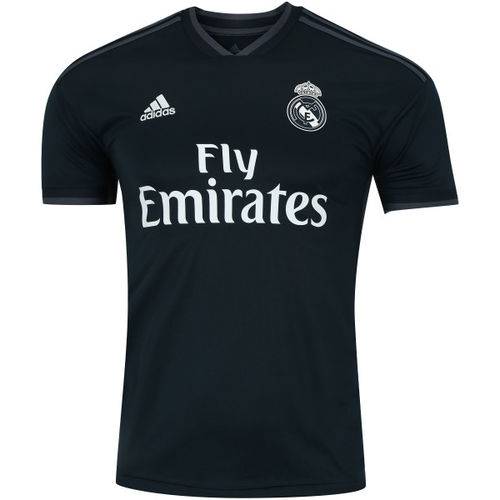 Camisa Real Madrid Ii Preta Oficial Torcedor 2018/19 Tamanho M Original