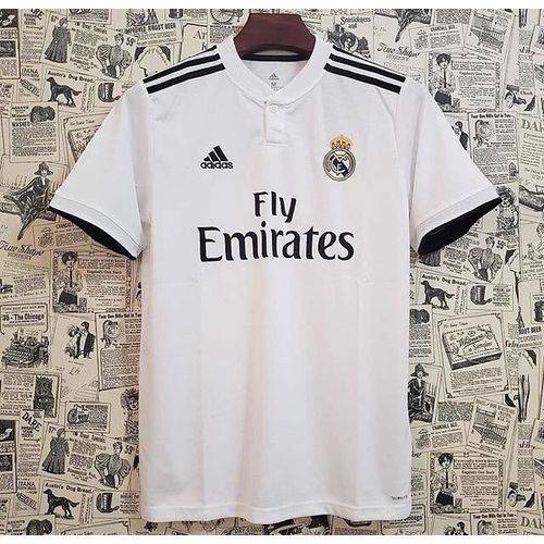Camisa Real Madrid Oficial Branca Torcedor 2018/19 Tamanho G Original
