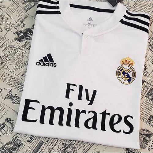 Camisa Real Madrid Oficial Branca Torcedor 2018/19 Tamanho M Original