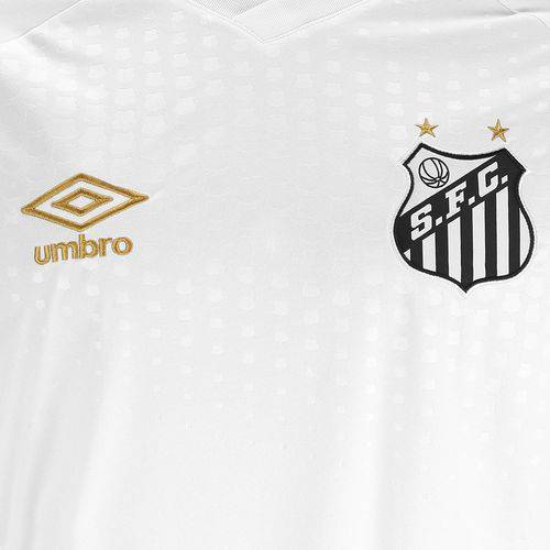 Camisa Santos Original 2018 Umbro Masculina Branco e Dourado Tamanho G