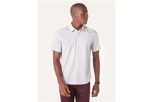 Camisa Slim Menswear Arábica - Branco - P