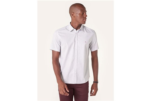 Camisa Slim Menswear Arábica - Branco - P