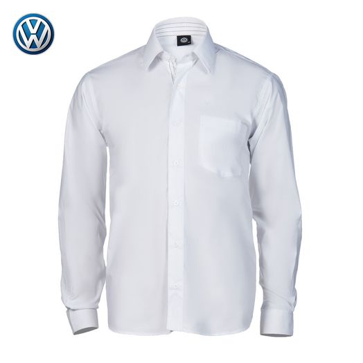 Camisa Social Manga Longa Masculina Branca / Listras Volkswagen - 17.01.0047 Tamanho 1