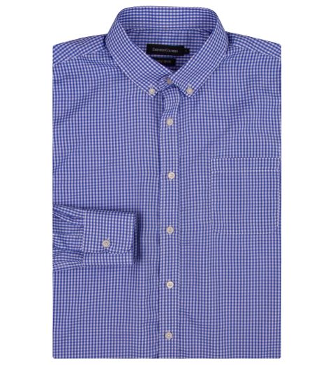 Camisa Social Masculina Azul Xadrez - 2
