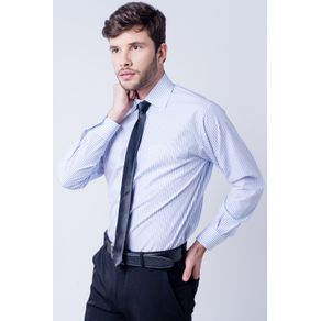 Camisa Social Masculina Tradicional Algodão Fio 60 Branco F03823a 01