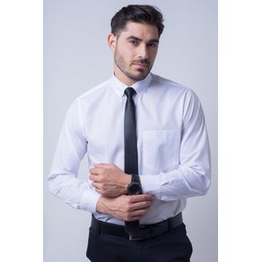 Camisa Social Masculina Tradicional Branco 005 Kit 08360 01