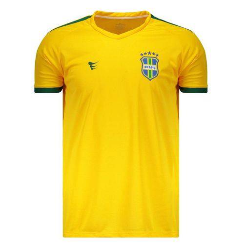 Camisa Super Bolla Brasil Pró 2018 Amarela
