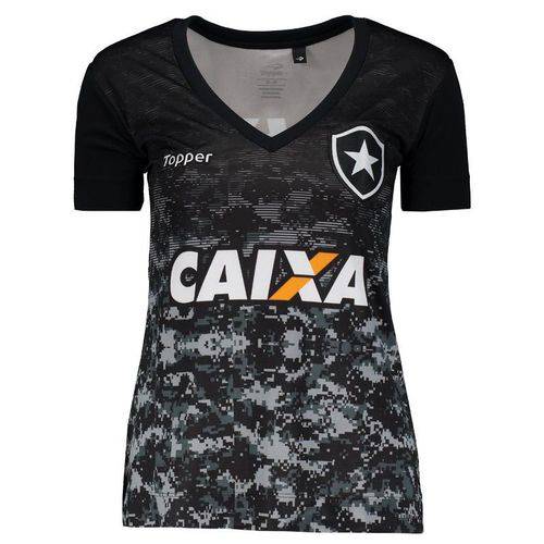 Camisa Topper Botafogo Aquecimento 2017 Feminina