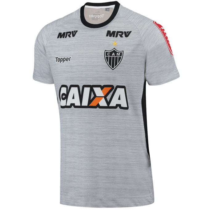 Camisa Trn Atl Mc Topper Clube Atlético Mineiro 2017b Cinza - G