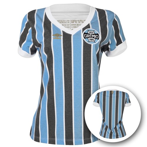 Camisa Umbro Feminina Grêmio Retrô 1983 | Loja Umbro | Botoli Esportes