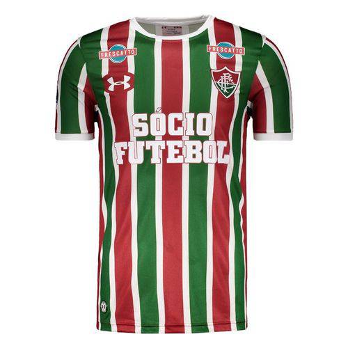Camisa Under Armour Fluminense I 2017 Sulamericana Patrocínio