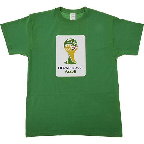 Camiseta 1 Copa do Mundo Fifa 2014 Brasil Verde G