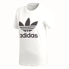 Camiseta Adidas Trefoil Tee Branca Mulher M