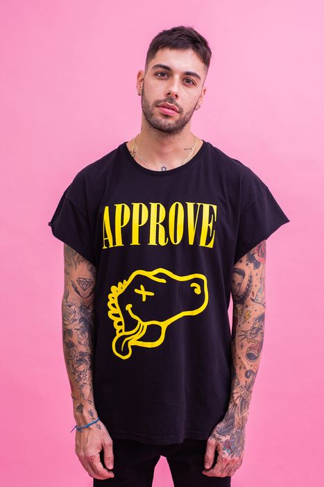 Camiseta Approve Nirvana Preta P