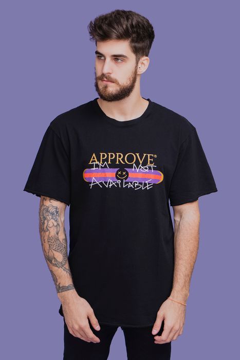 Camiseta Approve X Lp Preta Pp