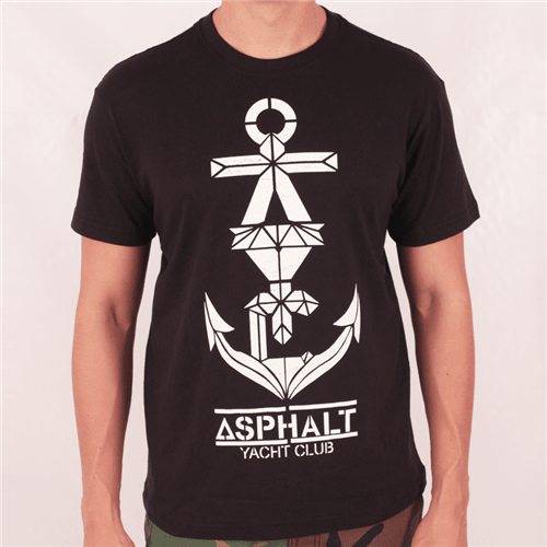 Camiseta Asphalt Anchor Down Preto M