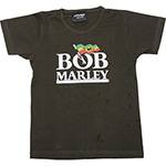 Camiseta Baby Look Bob Marley Stamp Rockwear Tam P