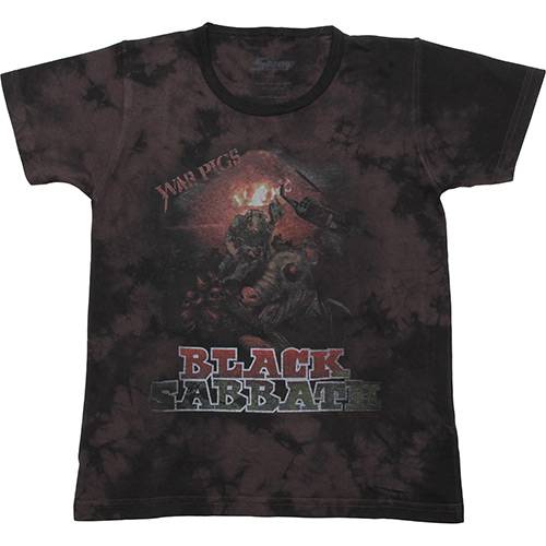 Camiseta - Babylook Tye Dye Black Sabbath - Ble 017 - Tam. P