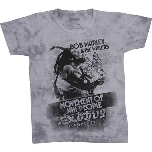 Camiseta - Babylook Tye Dye Bob Marley - Ble 002 - Tam. P