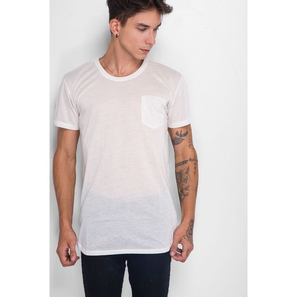 Camiseta Basic Long Off White-P