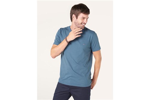 Camiseta Básica - Azul - G