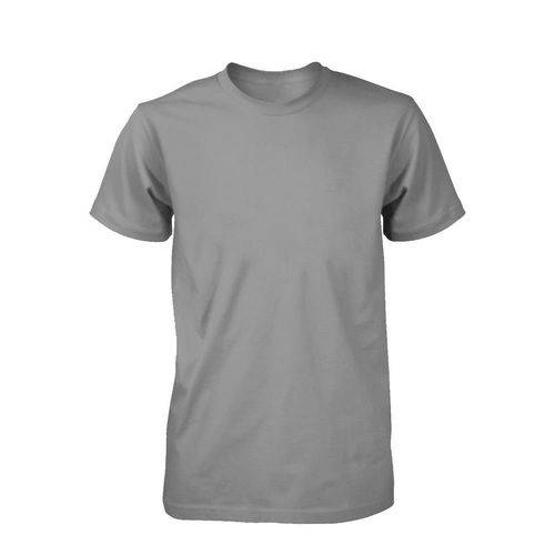 Camiseta Básica Fitness Masculina Cinza Escuro