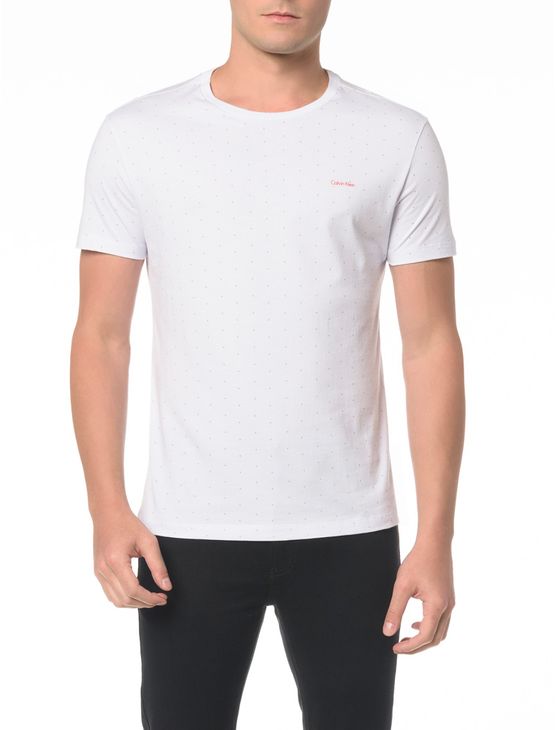 Camiseta Básica Slim Micro Estampa - P