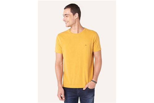 Camiseta Básica Stone - Amarelo - P