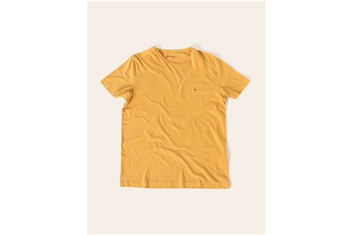 Camiseta Básica Stone - Amarelo - P