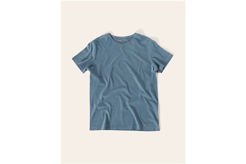 Camiseta Básica Stone - Azul - P