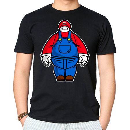 Camiseta Bay Mario P - PRETO