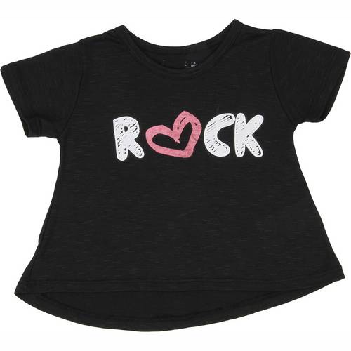 Camiseta Boo! Kids Rock Girl Preto