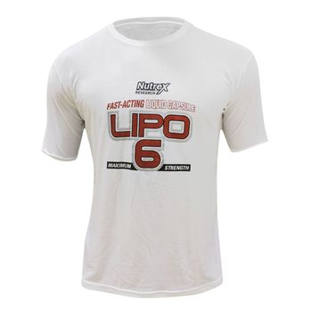 Camiseta Branca Lipo 6 M - Nutrex
