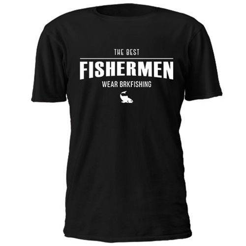 Camiseta Casual Brk Fishermen Preta