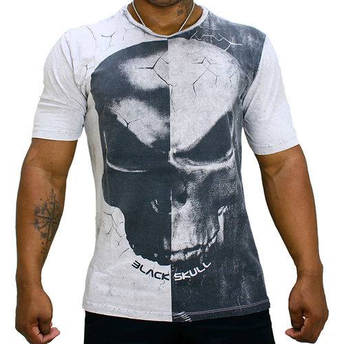 Camiseta Caveira Bw - Black Skull