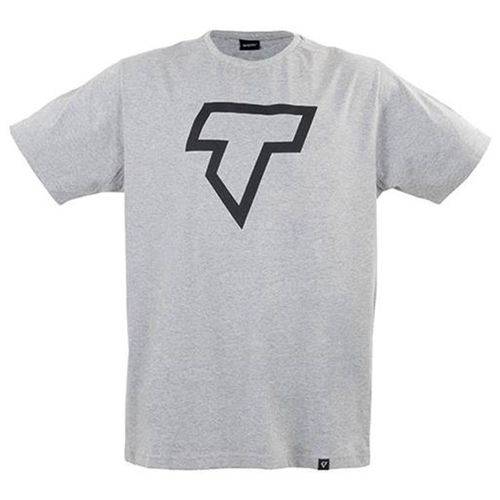 Camiseta Cinza Logo T Preta Trurium - G