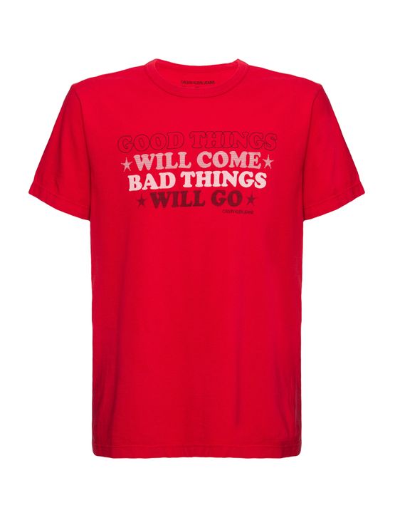 Camiseta Ckj Mc Est Good Things - Vermelho - 2