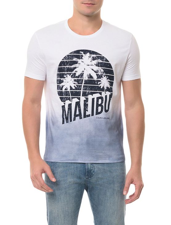 Camiseta CKJ MC Estampa Malibu Azul Escuro CAMISETA CKJ MC ESTAMPA MALIBU - AZUL ESCURO - PP