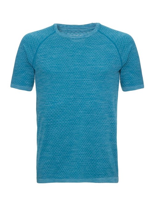 Camiseta Colméia Azul Tamanho M