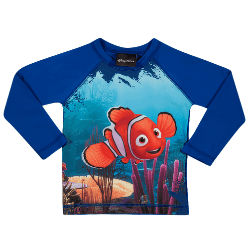 Camiseta com Proteção Azul Nemo - 1T