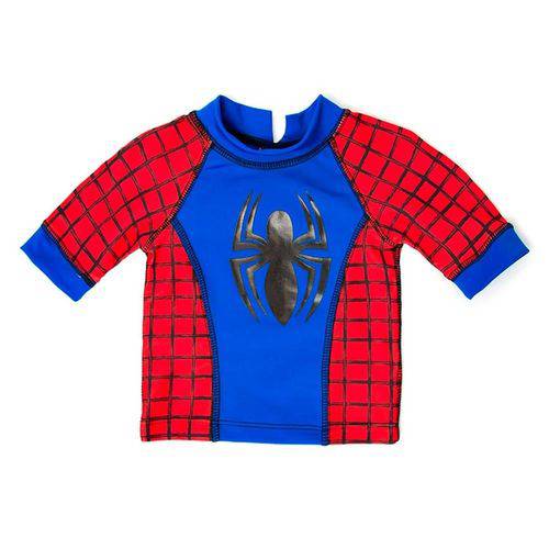 Camiseta com Proteção Solar Homem Aranha Marvel -